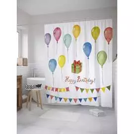 Шторка-занавеска для ванной JOYARTY