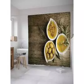 Шторка-занавеска для ванной JOYARTY