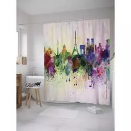 Шторка-занавеска для ванной JOYARTY