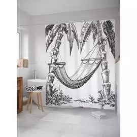 Шторка-занавеска для ванной JOYARTY