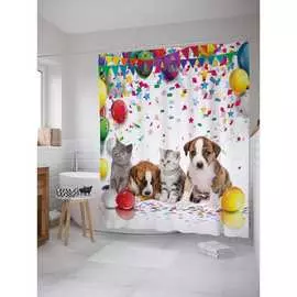 Шторка-занавеска для ванной JOYARTY