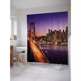 Шторка-занавеска для ванной JOYARTY