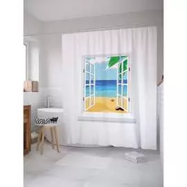 Шторка-занавеска для ванной JOYARTY