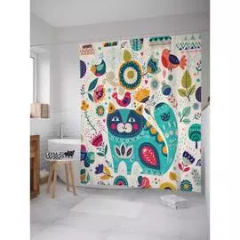 Шторка-занавеска для ванной JOYARTY