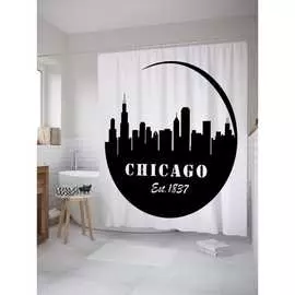 Шторка-занавеска для ванной JOYARTY