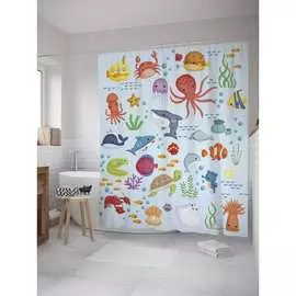 Шторка-занавеска для ванной JOYARTY