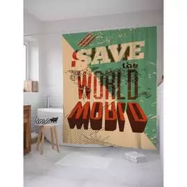 Шторка-занавеска для ванной JOYARTY