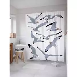 Шторка-занавеска для ванной JOYARTY