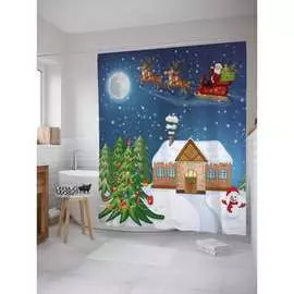 Шторка-занавеска для ванной JOYARTY