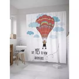 Шторка-занавеска для ванной JOYARTY