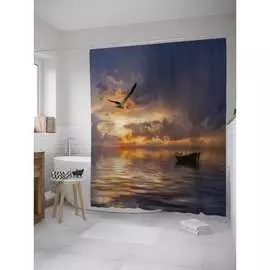 Шторка-занавеска для ванной JOYARTY