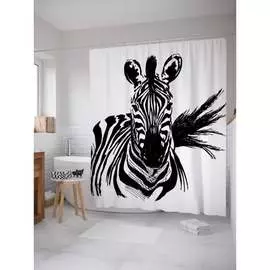 Шторка-занавеска для ванной JOYARTY