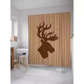 Шторка-занавеска для ванной JOYARTY