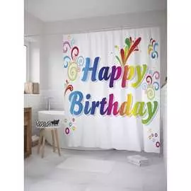 Шторка-занавеска для ванной JOYARTY