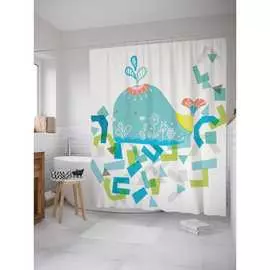 Шторка-занавеска для ванной JOYARTY