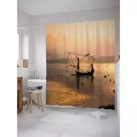 Шторка-занавеска для ванной JOYARTY