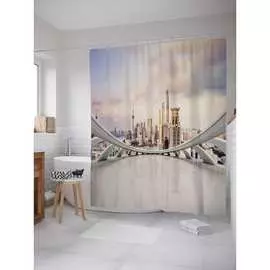 Шторка-занавеска для ванной JOYARTY
