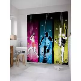 Шторка-занавеска для ванной JOYARTY