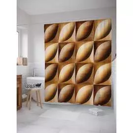 Шторка-занавеска для ванной JOYARTY