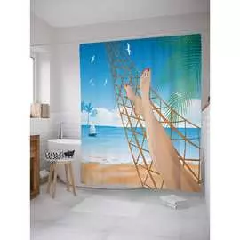 Шторка-занавеска для ванной JOYARTY