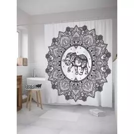 Шторка-занавеска для ванной JOYARTY