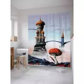 Шторка-занавеска для ванной JOYARTY