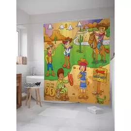 Шторка-занавеска для ванной JOYARTY