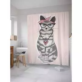 Шторка-занавеска для ванной JOYARTY