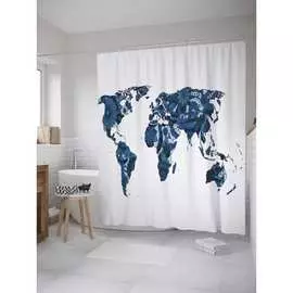 Шторка-занавеска для ванной JOYARTY