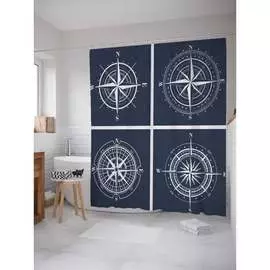 Шторка-занавеска для ванной JOYARTY