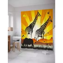 Шторка-занавеска для ванной JOYARTY