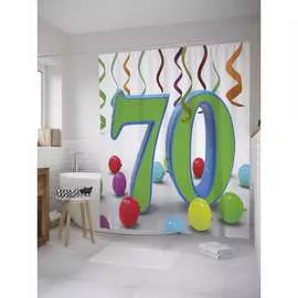 Шторка-занавеска для ванной JOYARTY