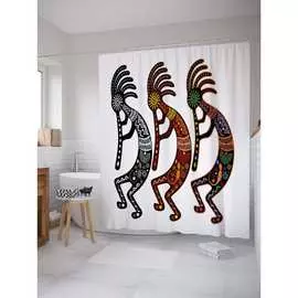 Шторка-занавеска для ванной JOYARTY