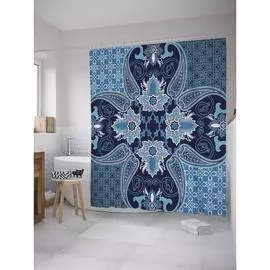 Шторка-занавеска для ванной JOYARTY