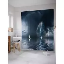 Шторка-занавеска для ванной JOYARTY