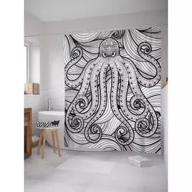 Шторка-занавеска для ванной JOYARTY