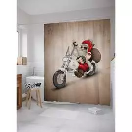 Шторка-занавеска для ванной JOYARTY