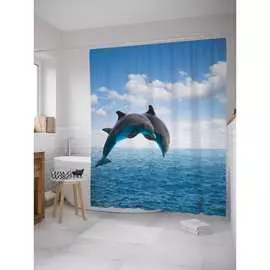 Шторка-занавеска для ванной JOYARTY