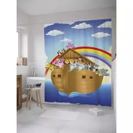 Шторка-занавеска для ванной JOYARTY