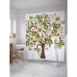 Шторка-занавеска для ванной JOYARTY