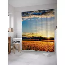 Шторка-занавеска для ванной JOYARTY