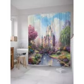 Шторка-занавеска для ванной JOYARTY