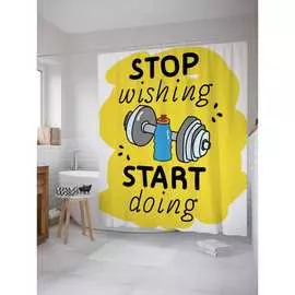 Шторка-занавеска для ванной JOYARTY