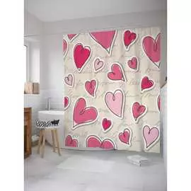 Шторка-занавеска для ванной JOYARTY