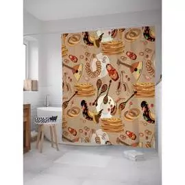 Шторка-занавеска для ванной JOYARTY