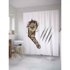 Шторка-занавеска для ванной JOYARTY