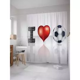 Шторка-занавеска для ванной JOYARTY