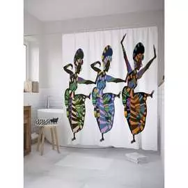 Шторка-занавеска для ванной JOYARTY