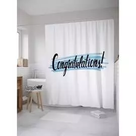 Шторка-занавеска для ванной JOYARTY