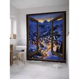 Шторка-занавеска для ванной JOYARTY